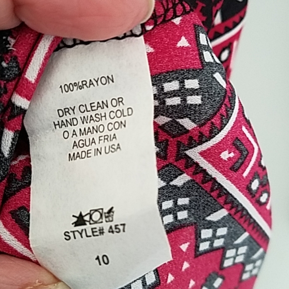 Maya Girl's Size 10 Boho Top - Picture 6 of 7